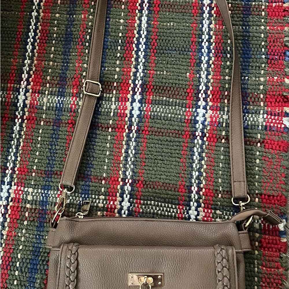 Elegant Dark Brown Crossbody Bag with Tassel - Picture 2 of 6